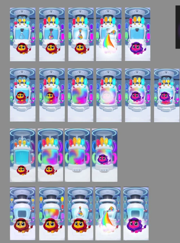 Pet reskin feature — mobile game