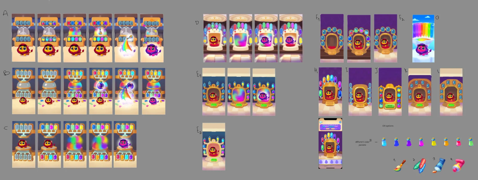 Pet reskin feature — mobile game