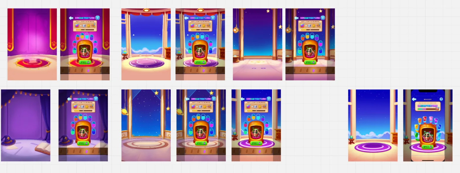 Pet reskin feature — mobile game