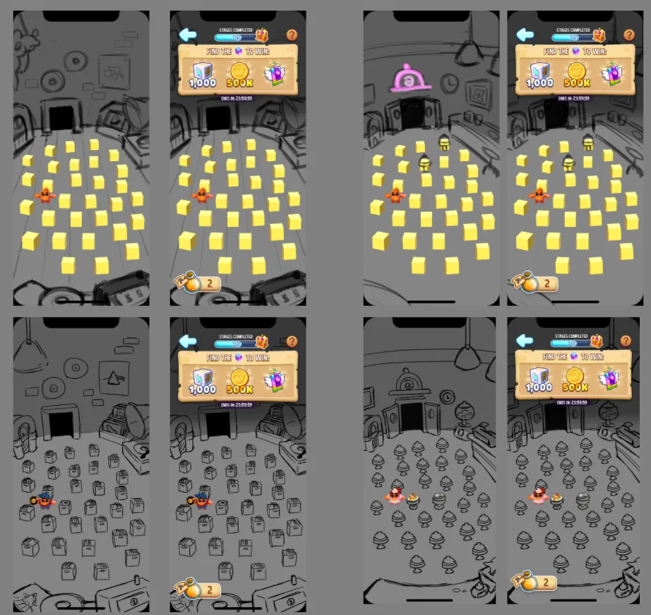 Treasure hunt feature — mobile game